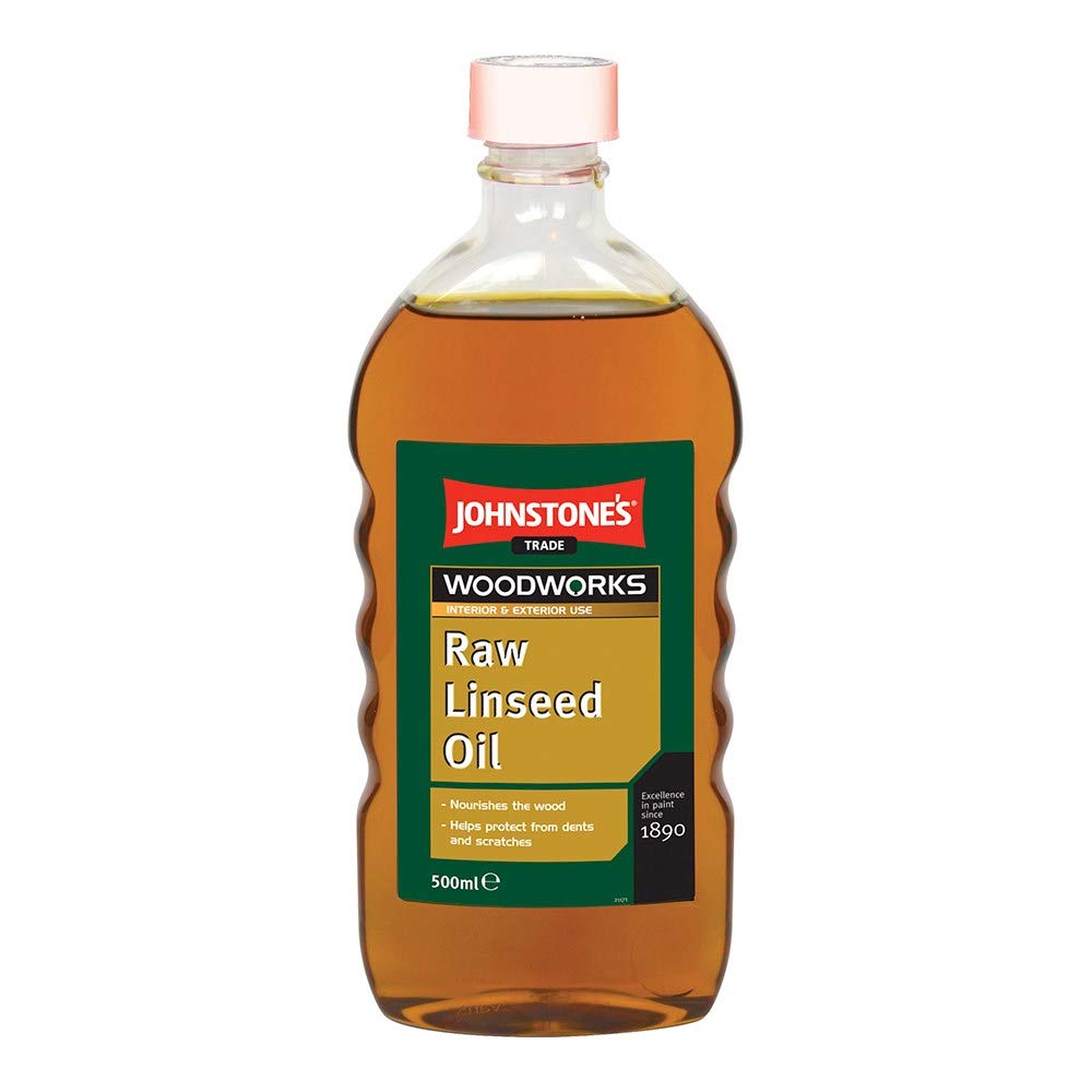 Johnstones Trade WoodWorks Raw Linseed Oil 500ml J-730431