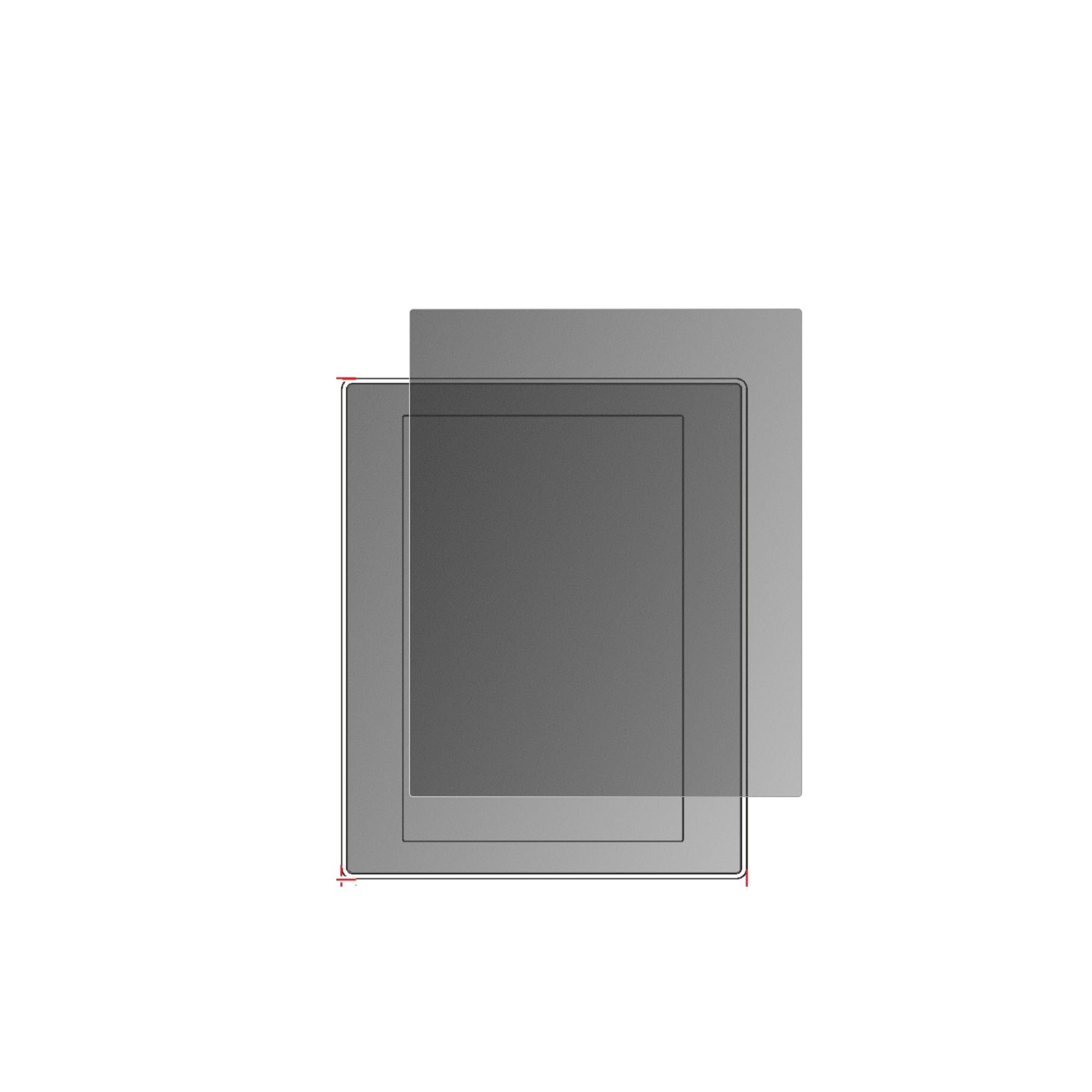 dipos Protector de Pantalla Antiespía para BUCHER automation JetView 1010 | Película protectora mate, filtro de privacidad 4 vías, ajuste perfecto, antiarañazos, sin burbujas, autoadhesivo