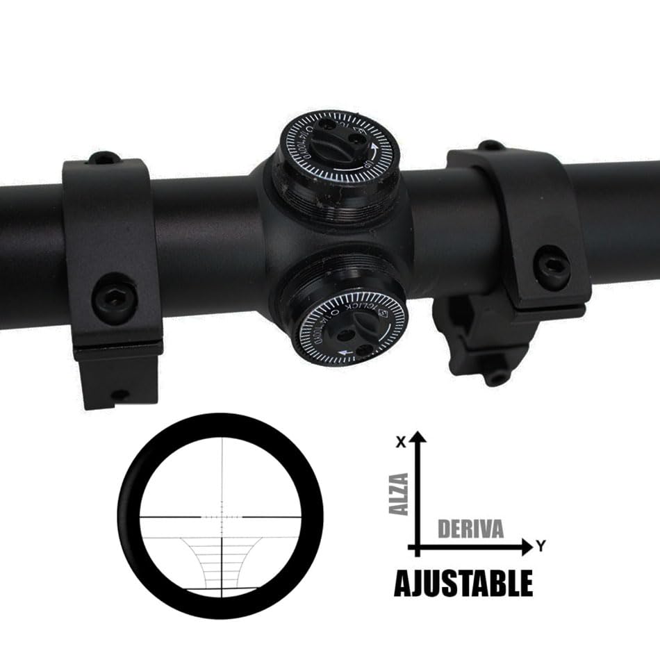Visor Telescópico 3-9×40 TRIMAX para Escopetas, Rifles, Carabinas y Pistolas de Aire Comprimido 11mm