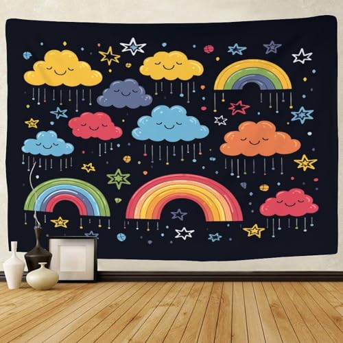 Couverture murale arc-en-ciel impression 3D de qualité supérieure