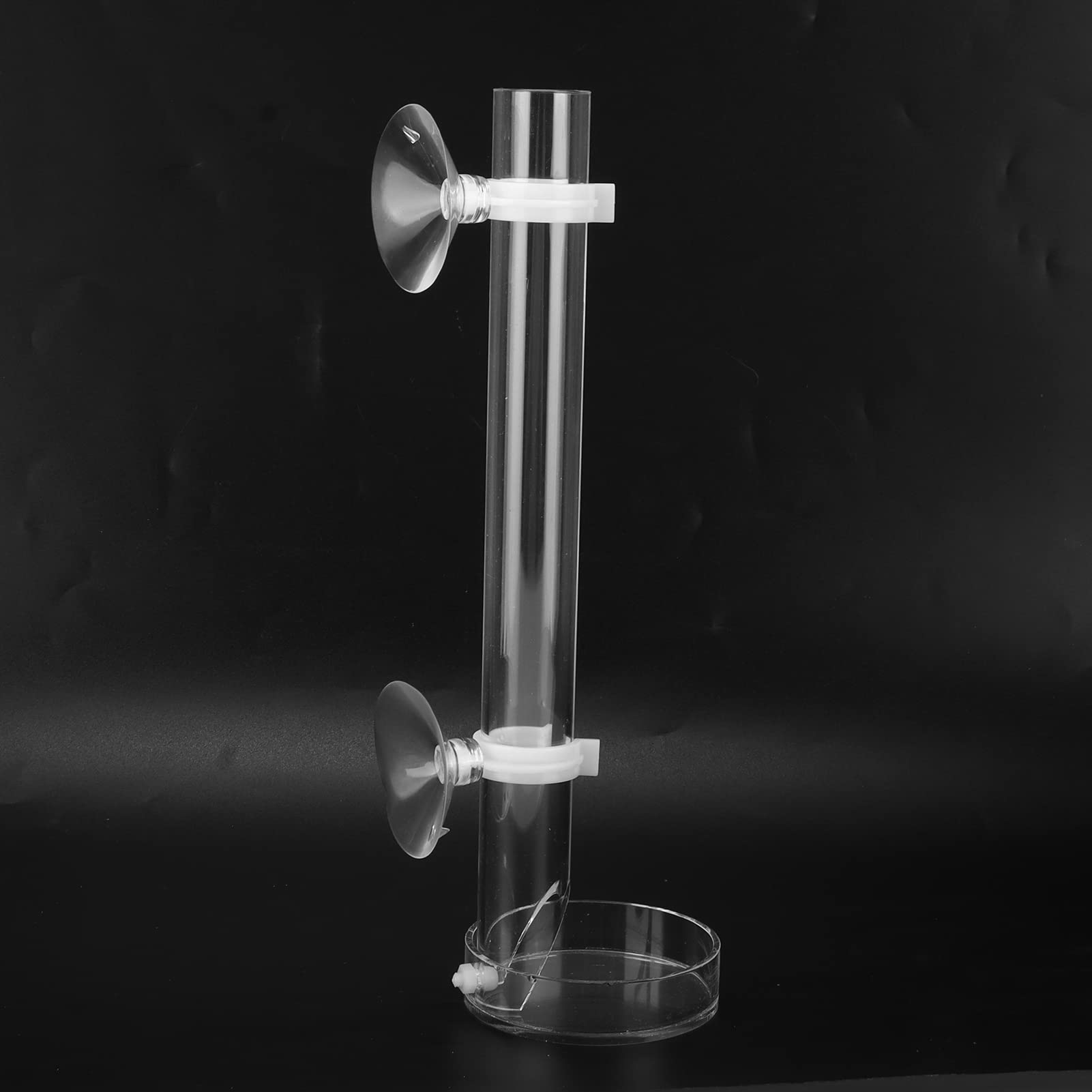 Mangiatoia Per Gamberetti Acquario In Acrilico Trasparente - Vassoio Alimentazione Per Pesci Bentonici 25cm - Foto 5