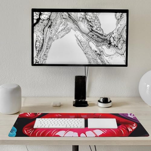 Tapis de souris de jeu imperméable grand format avec base antidérapante