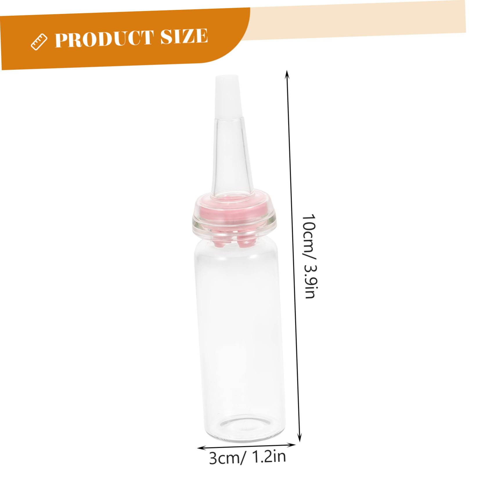 Mipcase Hamster Nursing Bottles Small Nursing Set Glass Bottle and Silicone Nipple for Pet Feeding 1 Set