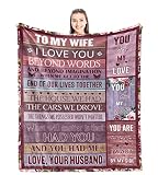 Punofell Wife Birthday Gift Ideas - Best Gifts Romantic for Wife from Husband - Wife Anniversary Bla