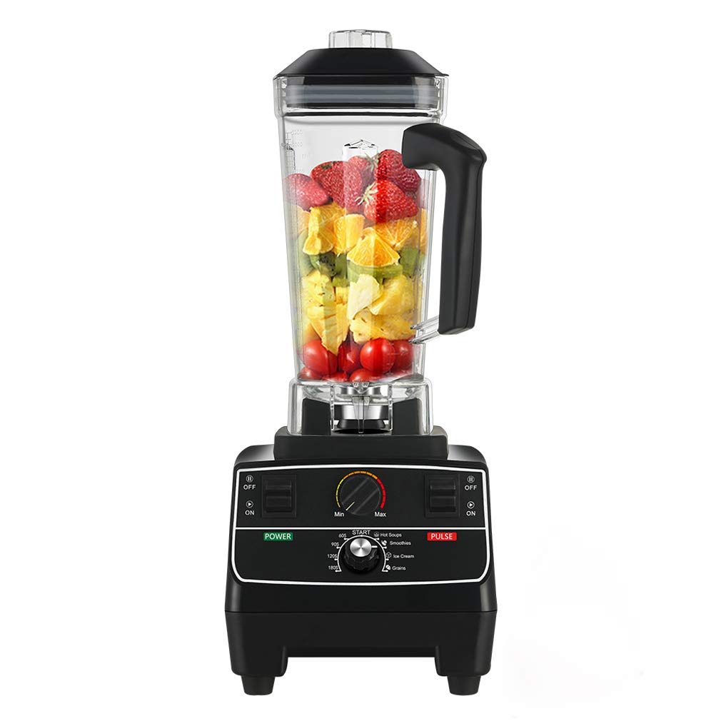 Qrez Black,Green Professional Countertop Blender, Blenders For Kitchen Food Processor Kitchen Blender Food Mixer 2200W Smoothie Maker 2000Ml Multifunctional Blender For Smoothies And Milkshakes, Black