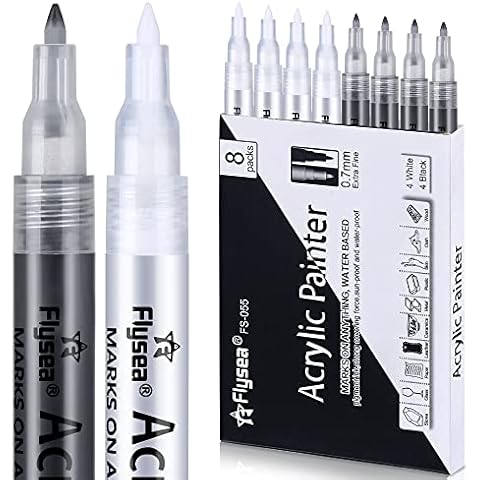 Yuandream 0.7mm Rotuladores Pintura Acrílica Cover