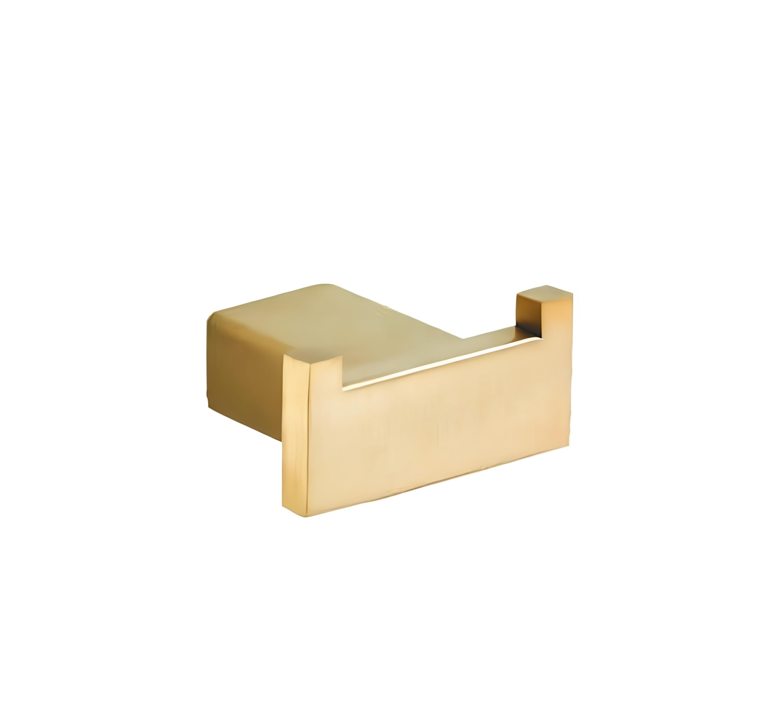 HOUSLER® Brushed Brass (Gold) Square Bathroom Accessories (Sq.BB. Double Hook)