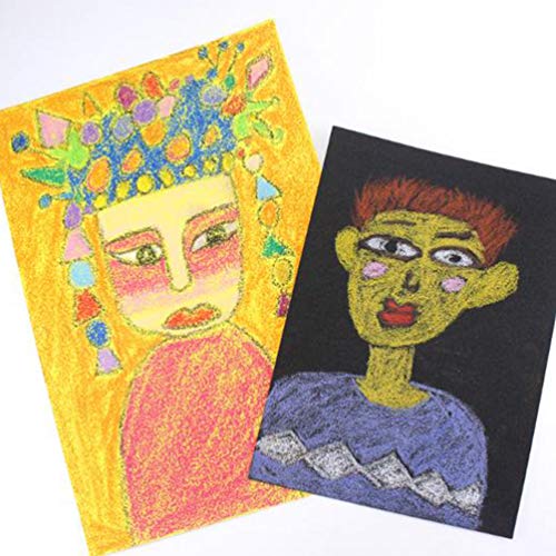 TOYANDONA 10 peças de lixa colorida, papel de traçado A4, arte origami pintura colorida lixa para cr
