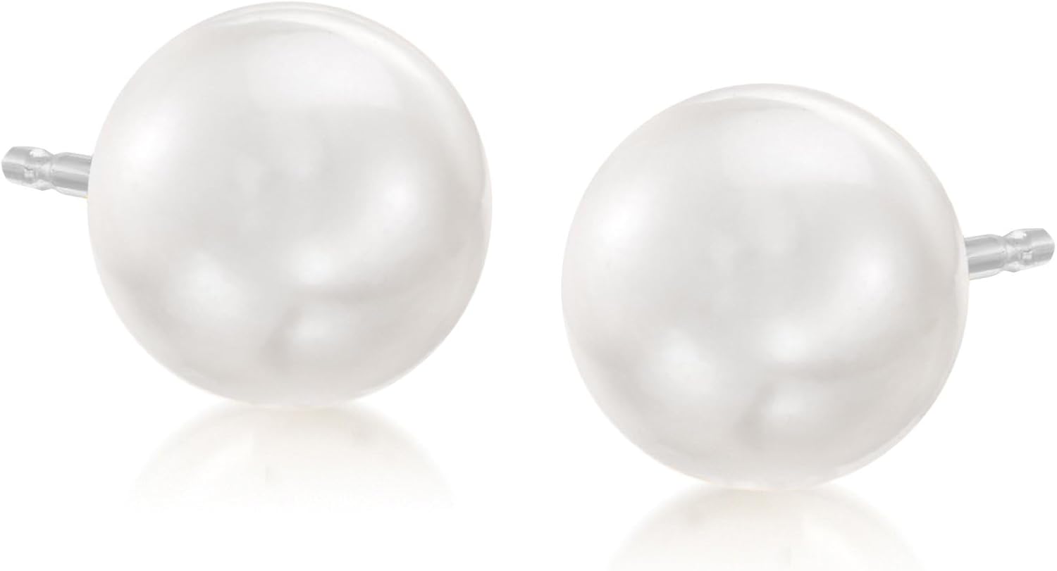 Ross-Simons 4-8mm Cultured Pearl Jewelry Set: 5 Pairs Of Stud Earrings With Sterling Silver
