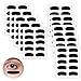 アイ ステッカー アイブラック 野球 スポーツ アクセサリー ブラック アップリケ ファン デカール ファン 目 ステッカー 目 ストリップ サッカー ソフトボール スポーツ競技