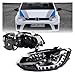 Headlights Compatible For VW POLO GTII 2010-2018 DRL Day Running Light Head Lamp LED Bi Xenon Bulb Fog Lights Tuning POLO TSI Car Accessory(No low bulbs)