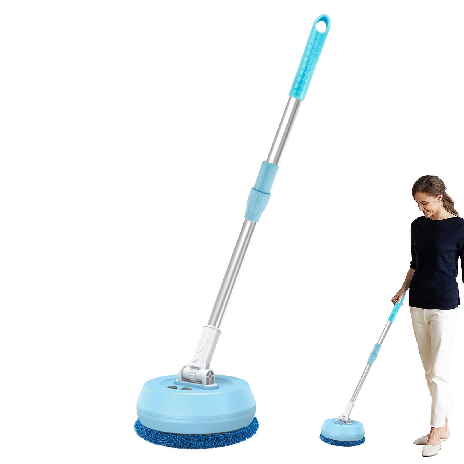 Fuerador de baldosas inalámbricas, Cepillo de fregado eléctrico Mango Largo | Cleaner de fregado de bañera de holeta pesada para baldosas, piso, ventana