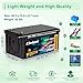 48V 100AH Golf Cart Batteries,48V Lithium Battery Golf Cart with 58.4V 18A Charger and LCD Bluetooth Monitor,Peak Current 1000A,Built-in Smart 200A BMS,Perfect for Golf Carts,Solar Energy,Off-Grid