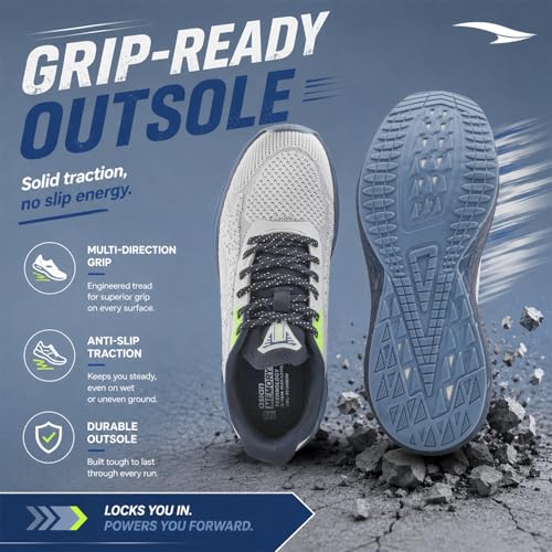 Image of ASIAN Powerplay-35 Men's Running & Training Shoes | Gym Sneaker with Cushioned Sole, Breathable Mesh & Grippy Outsole, Ideal for Travel