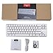 immagine 2Mini Gioco Meccanico Della Tastiera Outemu Marrone Sensore 68-Pulsante (60%) Cablata Gaming Tastiera-Bianco Argento Magicforce Da Qisan