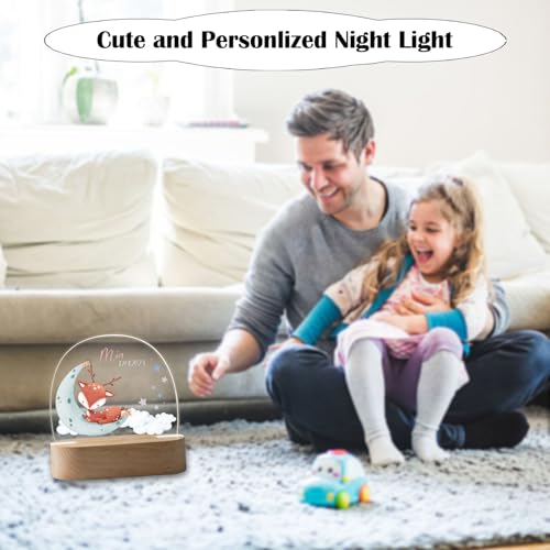 Lámpara de noche personalizada LED para niños miniatura 7