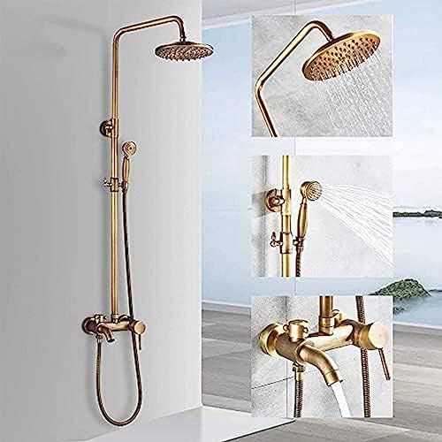 Ensemble de douche rétro et système de pluie avec douchette beffigu