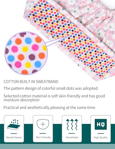 Image of Kousenpu Scrub Caps for Women, Adjustable Women's Surgical Cap with Buttons, Breathable Cute Design for Nurses and Doctors