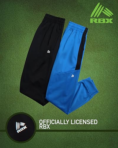 Image of RBX Boys' Sweatpants - Active Tricot Joggers Warm-Up Track Pants (2 Pack)