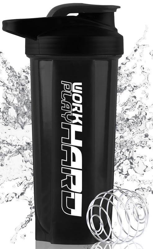 Zyro Gym Shaker for Protein Shake Leakproof Shaker Bottles for Protein, Preworkout and Bcaa Shake, Protein Shaker Bottle for Men and Women BPA-Free Material Plastic,Black - 700 Ml (B0BRJG3XSQ) Amazon Price History, Amazon Price Tracker