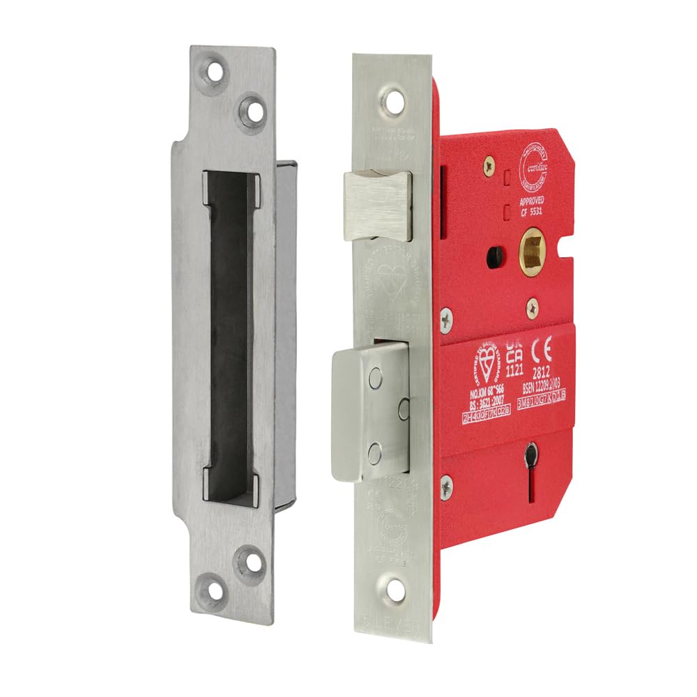 Serrure mortaise 5 gorges encastrable Timco pour porte bois