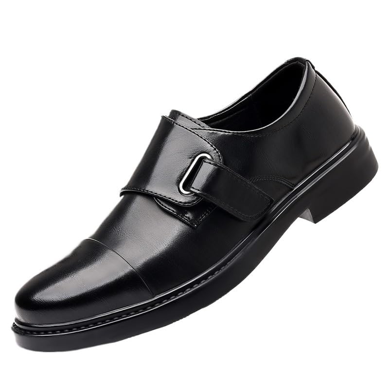 Men's Monk Dress Oxford Formal Shoes Classic Fashion Vintage Slip-on Spanish Leather Anti-Slip Slip Resistant Rubber Sole Shoe for Business Office Party Wedding Pointed Toe
