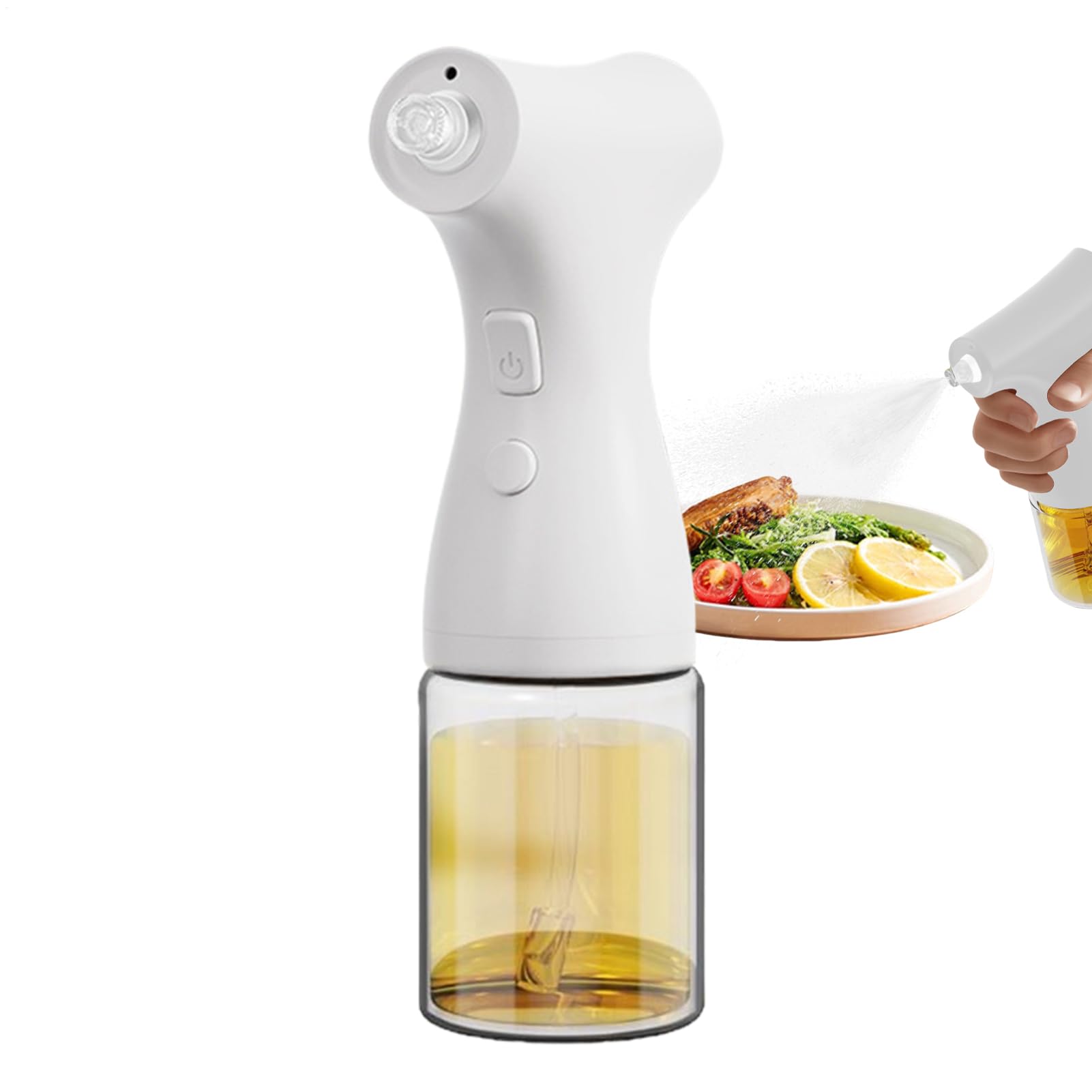 Rociador de aceite para cocinar sin excesos gracias al dispensador de cocina de 200 ml