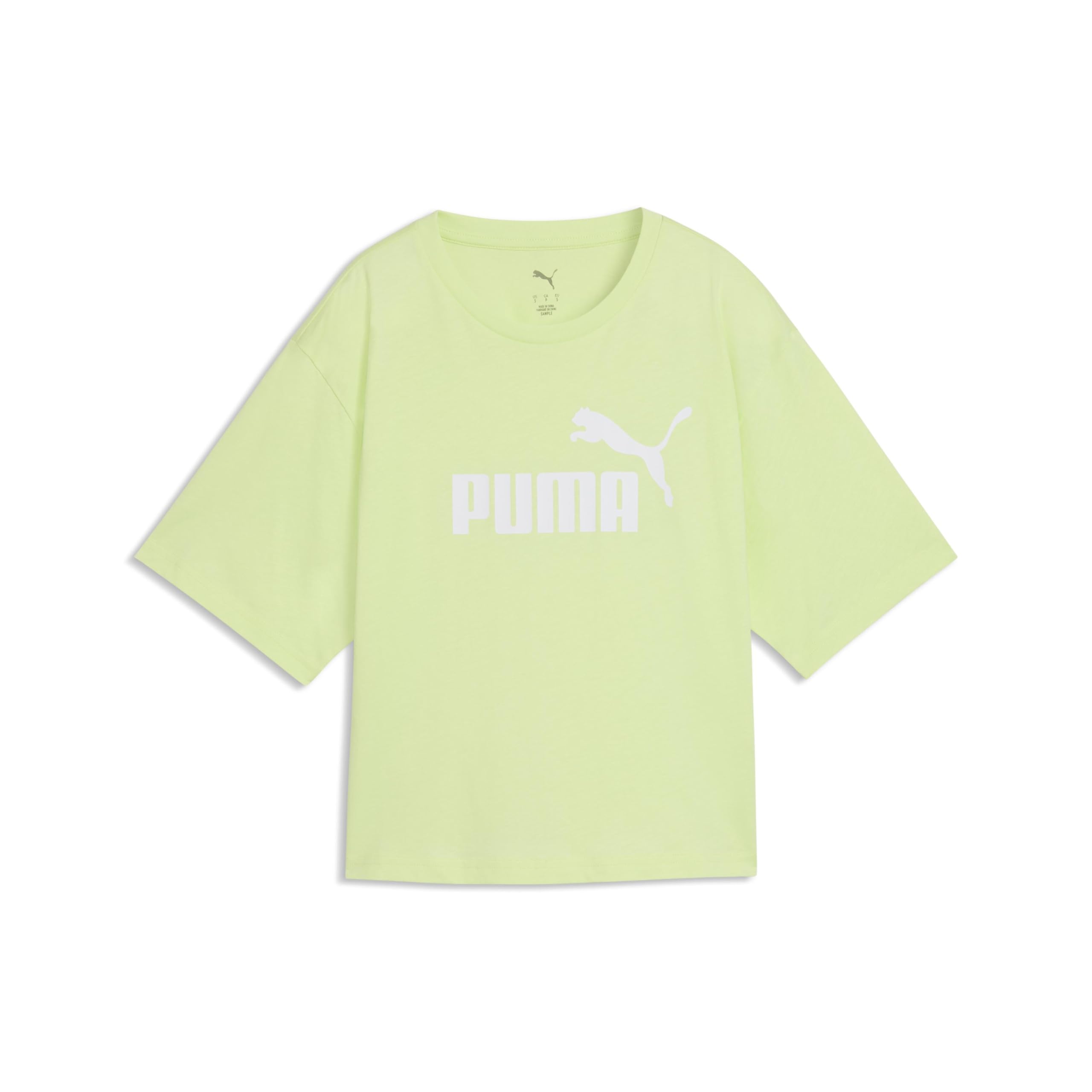 Essentials Cropped Kadın Siyah Günlük Stil T-Shirt 68497201
