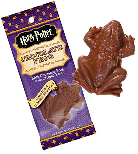 4 Pack of Official Harry Potter Chocolate Frogs (15g Each) and Collectable Wizard Cards [Bundle of 4 Frogs and 4 Cards