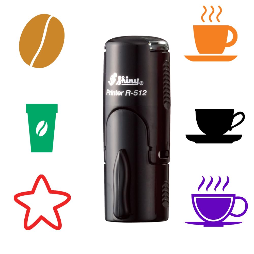 Classroom Capers Coffee/Cafe/Tea/Restaurant Loyalty Card Custom Stamper. 10Mm Self-Inking. Choice Ink & Image (1)