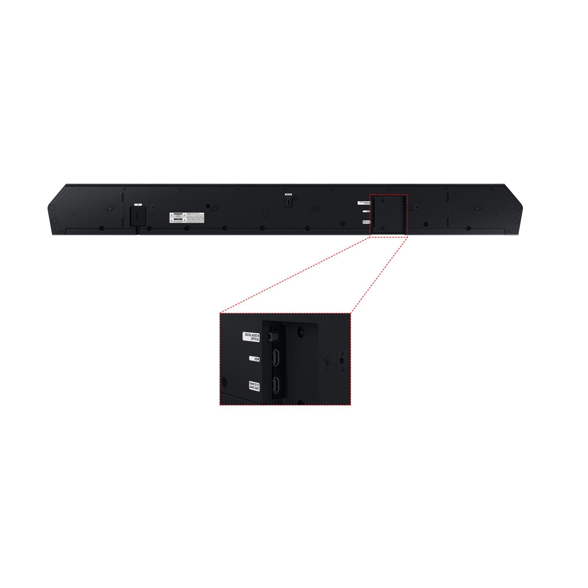 Samsung Q-Serie Soundbar HW-Q600H/XC 3.1.2 Canali, Subwoofer, Wireless Dolby Atmos, Q-Symphony, Adaptive Sound, Connessione TV Wireless, 2026