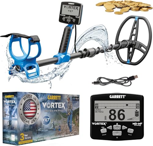 Garrett Vortex VX7 - Made in the USA - Metal Detector for Adults Professional - MD-MF Technology...