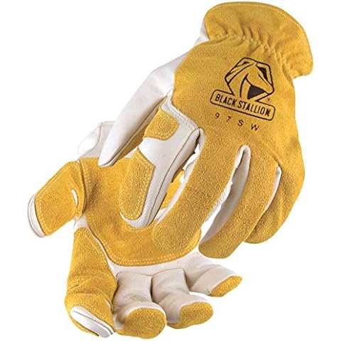 Black Stallion 97SW Leather Work Gloves Cover