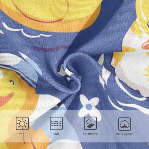 KLL Yellow Duck Cartoon Little Boys Comfort Underwear Cute Children Panties3