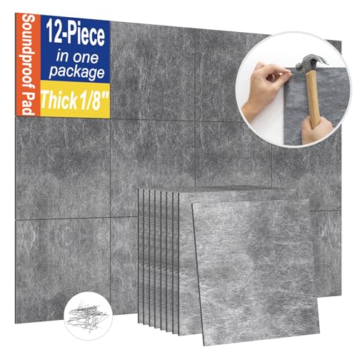Soundproofing PRO 12 Pack Vinyl Soundproofing Pads