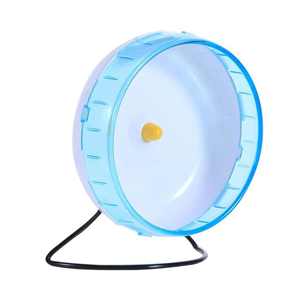 Hamster Exercise Wheel Pet Running Spinner Exercise Wheel Silent Toys Sturdy Hamster Wheel Silent Hamster Wheel (Blue)