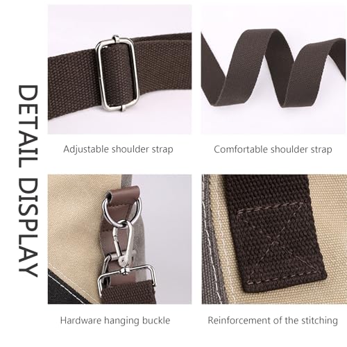 Bolso Tote de Lona Patchwork para Mujer miniatura 6
