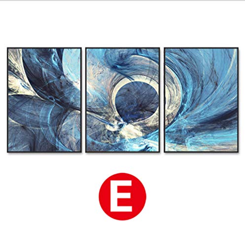Film de cristal triptyque abstrait : la solution déco pour masquer un mur vide - 5