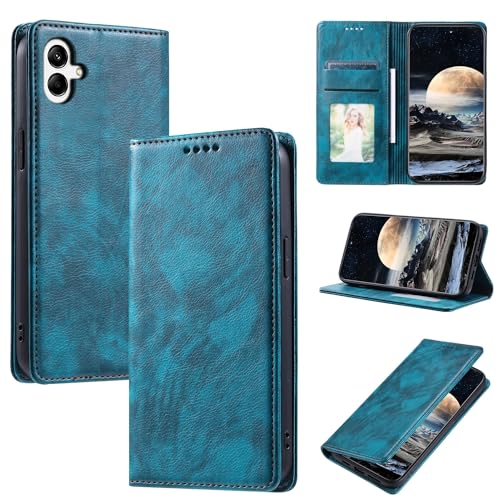 Étui portefeuille Galaxy A05 4G avec fermeture magnétique et porte-cartes