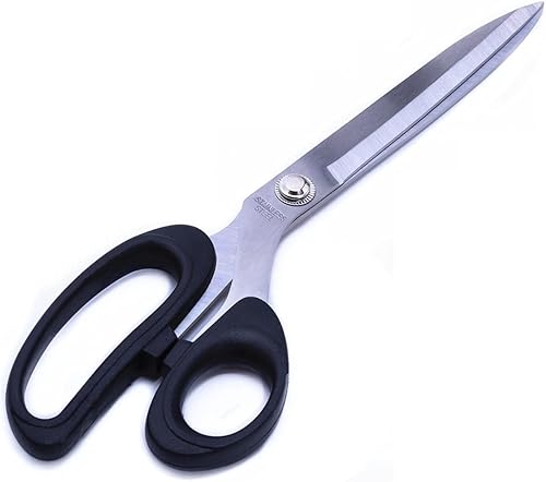 Tijeras de acero inoxidable de 10.0in, tijeras de costura, tijeras de tela, cómodo diseño de mango curvado, tijeras afiladas, sastre Sc