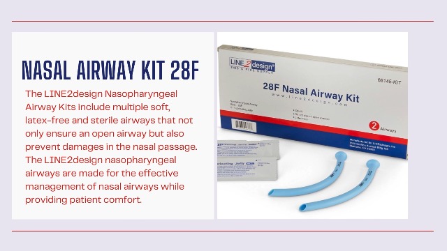 Air France Nasofaríngeo (nasal) Airway Kit 6 Pc Npa Top Class 2024