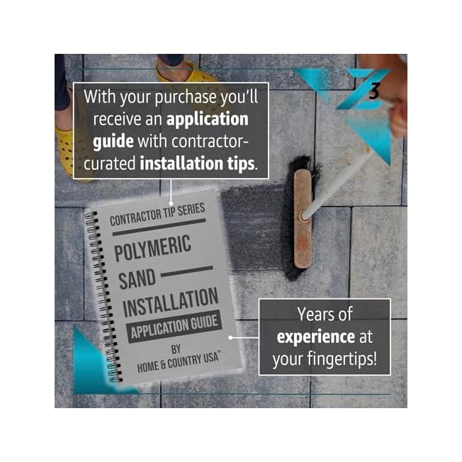 SRW Pavermate Z3 Polymeric Sand for Concreat and Paver Stone Joints UP to 2" in (Tan) 50- Pound Bag