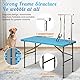Svauoumu 48’’ Hund Haustier Pflege Tisch mit H-Form Arm & Nose, verstellbare Höhe, Pflege Tisch für Hunde zu Hause, Klappbarer Heavy Duty Haustier Pflege Tisch für Hunde Katzen