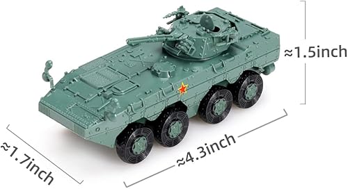 Miniatura 4 de ViiKONDO Tanque de juguete a escala 172 VS 1144 (10 piezasjuego) montaje de bricolaje modelo militar kit de construcción chino leopardo de nieve vs