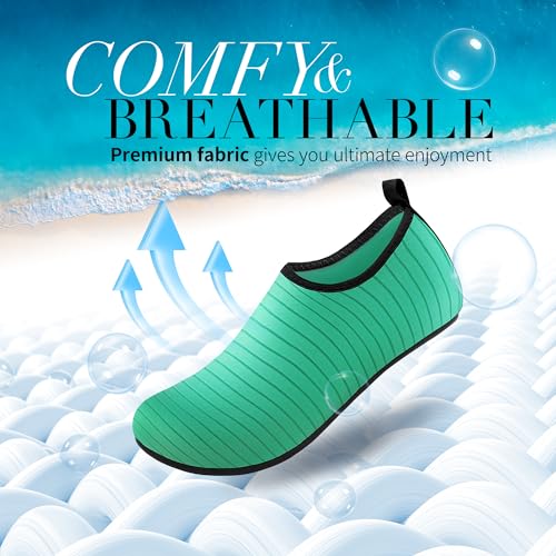 Image of Homitem Water Shoes for Women Men Aqua Socks Swim Beach Pool River Slip-On Barefoot Quick-Dry Vacation Cruise Essentials Accessories for Yoga Kayak Sports