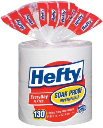 Hefty, Everyday Soak Proof Plates, 130 Count (Pack Of 2) #TOP20