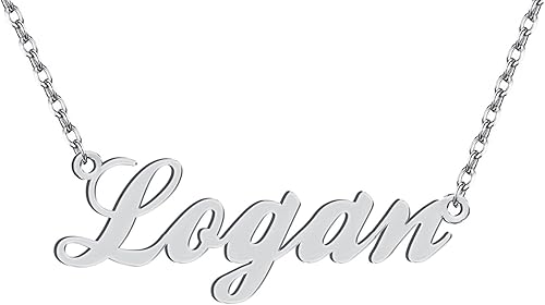 Custom Name Necklace Personalized Customized Any Names Stainless Steel Jewelry for Womens Mothers