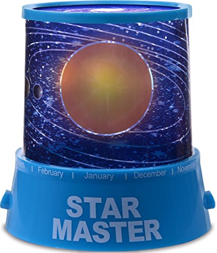 GPCT LED Night Light Stars Projector Lamp Colorful Stars Projection (Blue Universe Projection)