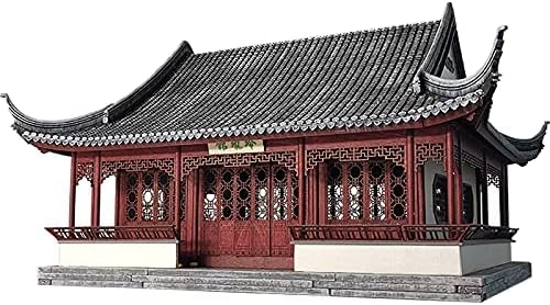 Warp United Exquisite Hall - 1/25 Classical Chinese Garden Pavilion Wood Architecture Model Kit from Suzhou