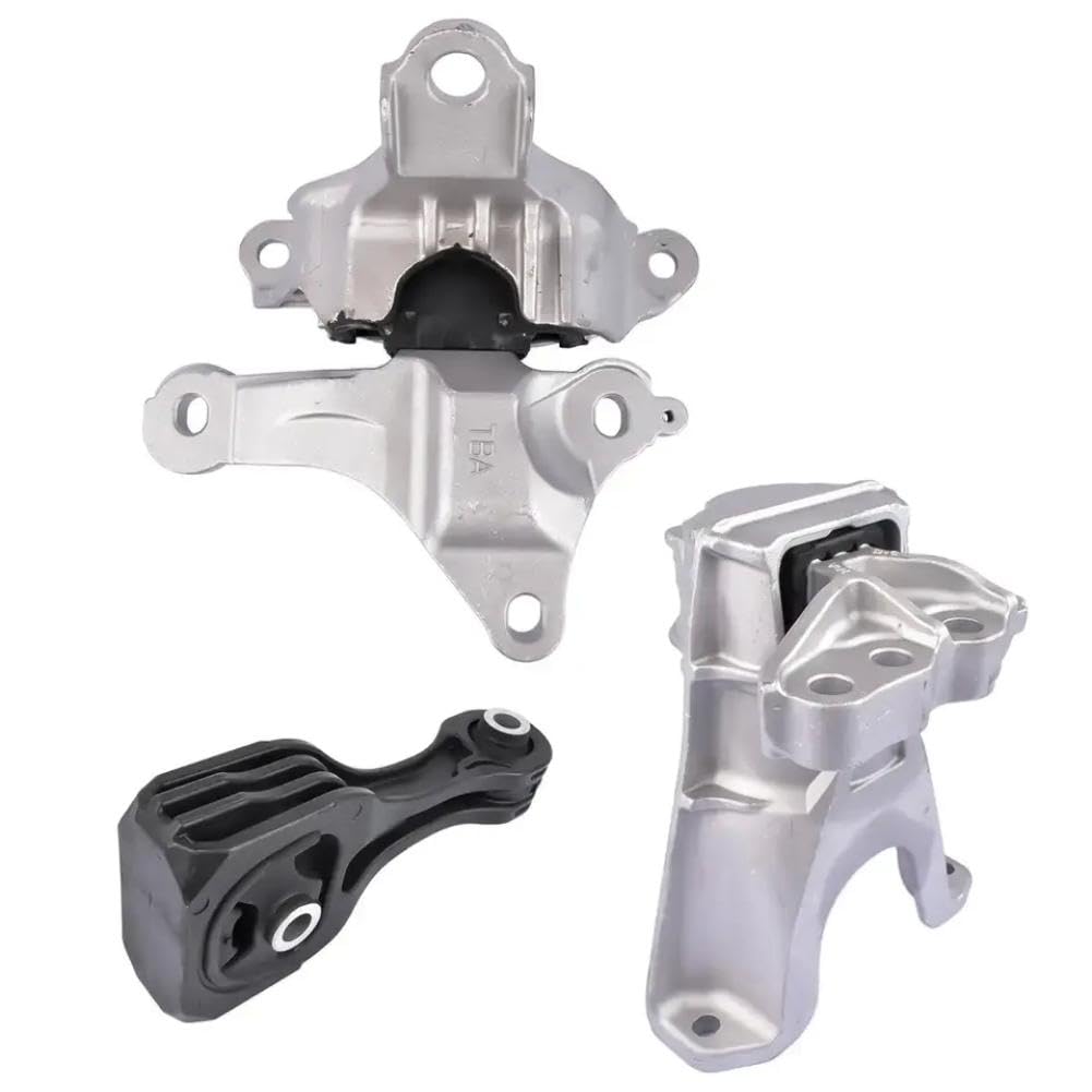 Engine and Transmission and Torque Strut Mount 3PCS Compatible with 2016-2019 Civic 2.0L Automatic